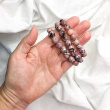 Rhodonite Tumble Bead Bracelet | Crystal Life Australia 