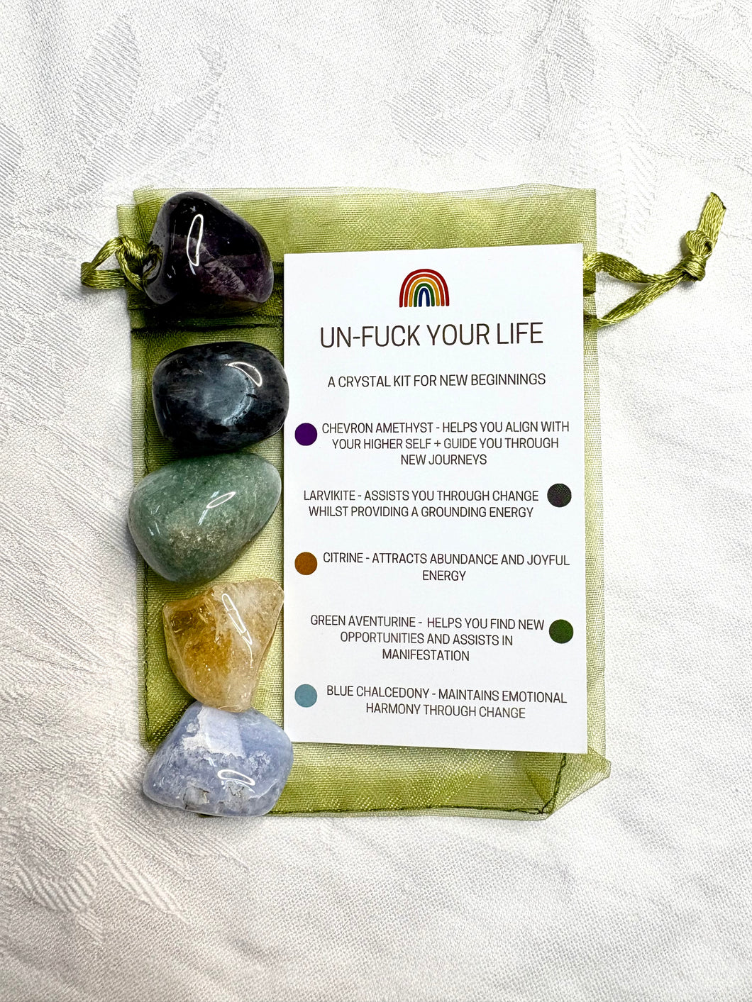 Crystal Kit | Un-F*&k Your Life | New Beginnings