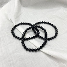 Black Tourmaline | Bead Bracelet 6mm