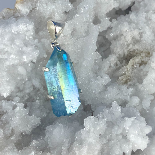Aqua Aura  | Pendant | Ajna Jewels & Gems | Crystal Shop | Brisbane | Australia