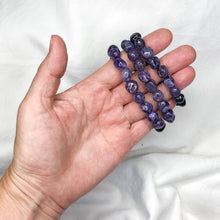 Charoite  |Tumble Bead Bracelet | Crystal Life Australia