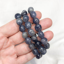 Iolite  |Tumble Bead Bracelet | Crystal Life Australia