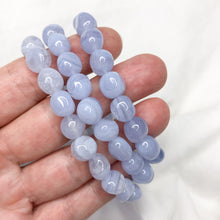 Blue Lace Agate  | Tumble Bead Bracelet | Crystal Life Australia