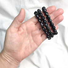 Black Tourmaline | Tumble Bead Bracelet | Crystal Life Australia
