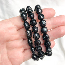 Black Tourmaline | Tumble Bead Bracelet | Crystal Life Australia