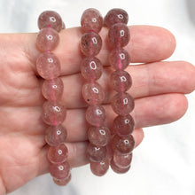 Strawberry Quartz | Tumble Bead Bracelet | Crystal Life Australia