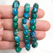 Chrysocolla | Tumble Bead Bracelet | Crystal Life Australia