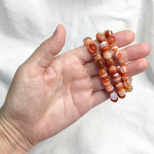 Carnelian | Tumble  Bead Bracelet | Crystal Life Australia