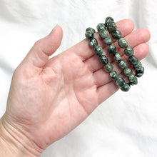 Seraphinite |Tumble Bead Bracelet | Crystal Life Australia 