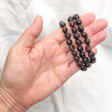 Garnet   | Tumble Bead   Bracelet | Crystal Life Australia