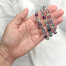Fluorite  | Tumble Bead Bracelet | Crystal Life Australia