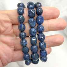 Dumortierite | Tumble Bead Bracelet | Crystal Life Australia