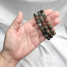 Bloodstone  | Tumble  Bead Bracelet | Crystal Life Australia