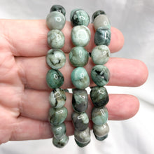 Emerald   | Tumble  Bead Bracelet | Crystal Life Australia