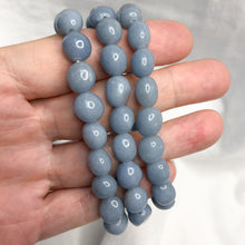 Angelite   | Tumble  Bead Bracelet | Crystal Life Australia