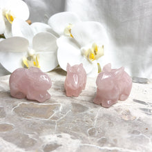 Rose Quartz | Crystal Rabbit Figurine | Crystal Life Australia