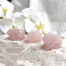 Rose Quartz | Crystal Rabbit Figurine | Crystal Life Australia