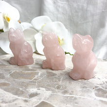 Rose Quartz | CrystalCat Figurine | Crystal Life Australia