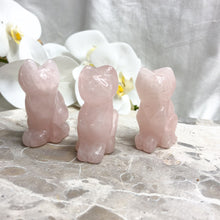 Rose Quartz | CrystalCat Figurine | Crystal Life Australia