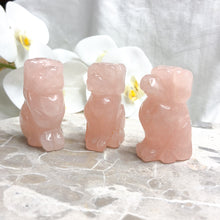 Rose Quartz | Crystal Dog Figurine | Crystal Life Australia