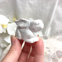 White Howlite | Crystal Rabbit Figurine | Crystal Life Australia