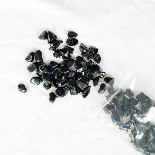 Black Tourmaline Crystal Chips | 250grams | Crystal Life Australia | Crystal Shop | Brisbane