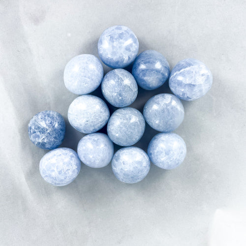Blue Calcite | Orb | Crystal Life Australia | Crystal Shop | Brisbane