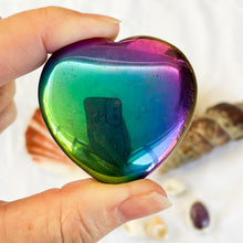 Rainbow Aura | Heart 40mm | Crystal Life Australia | Crystal Shop | Brisbane