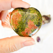 Unakite | Heart 40mm | Crystal Life Australia | Crystal Shop | Brisbane