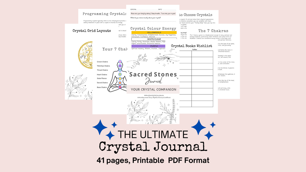 Sacred Stones Journal | Your Crystal Companion