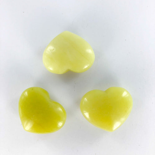 Lemon Jade | Puff Heart| Ajna Jewels & Gems | Crystals Shop | Brisbane | Australia