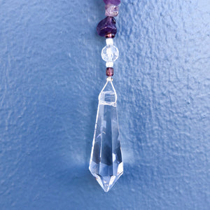 Sun Catcher |  Amethyst Pendulum  | Ajna Jewels & Gems | Crystal Shop | Brisbane | Australia