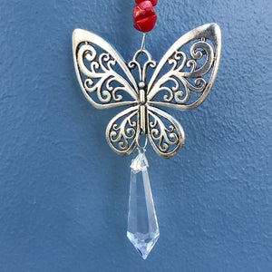 Sun Catcher | Chakra Butterfly Pendulum   | Ajna Jewels & Gems | Crystal Shop | Brisbane | Australia 