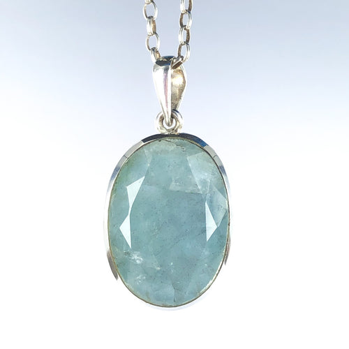 Aquamarine  | Pendant | Ajna Jewels & Gems | Crystals Shop | Brisbane |Australia