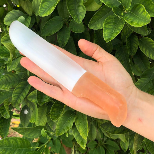 Selenite | K.nife with Red Handle 20cm