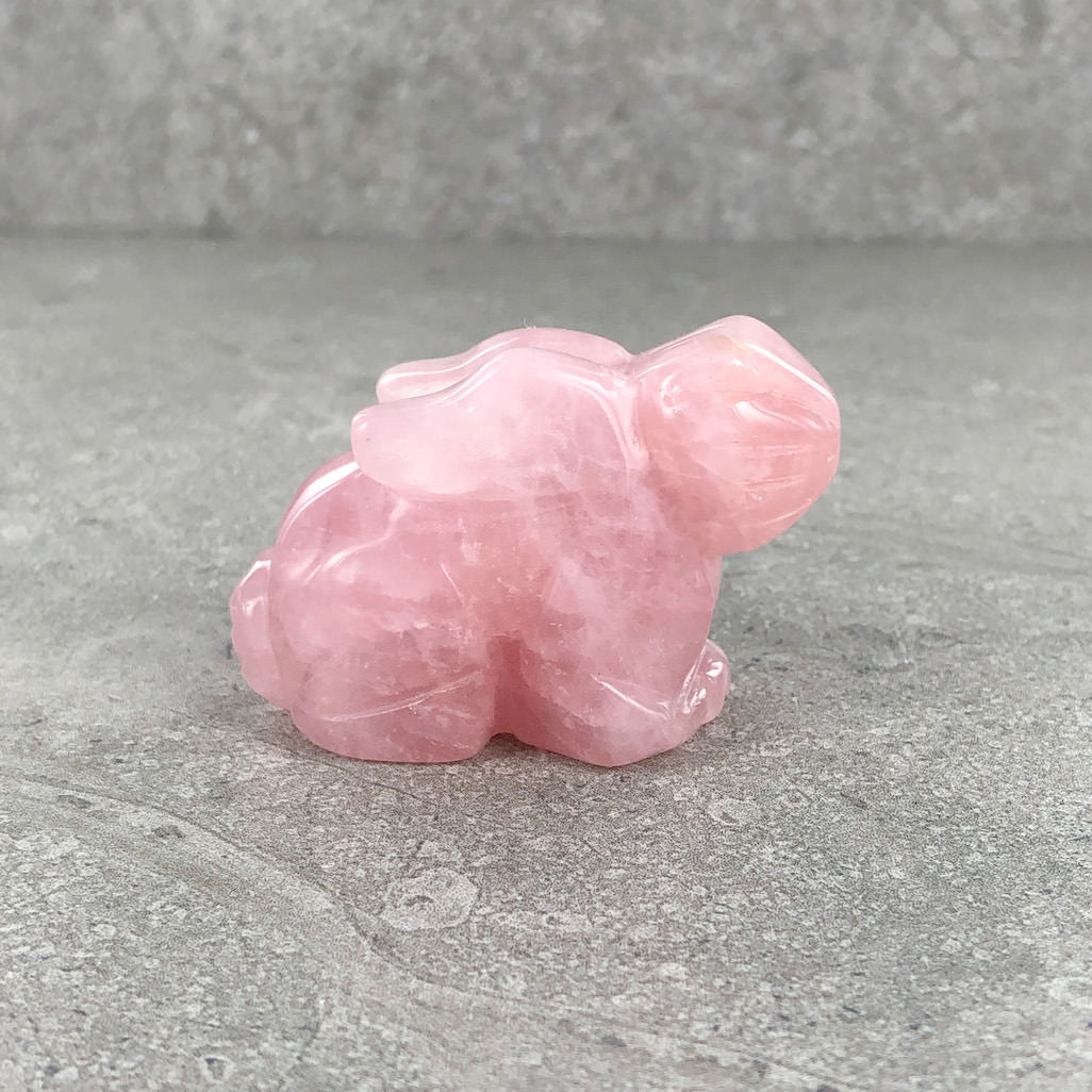 Rose Quart Rabbit | Ajna Jewels & Gems | Crystal Shop | Brisbane | Australia