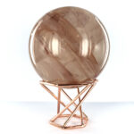 Rose Gold Metal Sphere Stand