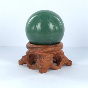 Carved timber | Sphere Stand | Ajna Jewels & gems | Crystal Shop | Brisbane | Australia