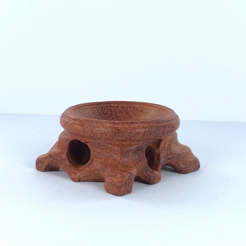 Carved timber | Sphere Stand | Ajna Jewels & gems | Crystal Shop | Brisbane | Australia