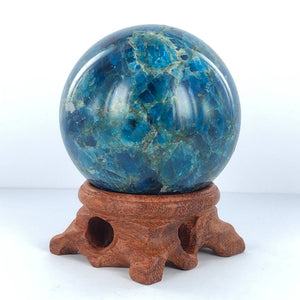 Carved timber | Sphere Stand | Ajna Jewels & gems | Crystal Shop | Brisbane | Australia