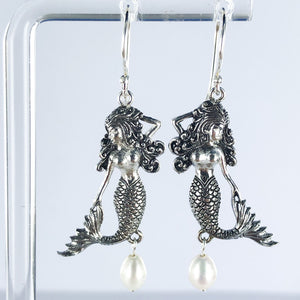 Mermaid with Pearls | Earings | Ajna Jewels & Gems | Crystal Shop | Brisbane | Australia