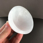 REDUCED Selenite | Round Chalice Charging Bowl 7cm with Imperfections
