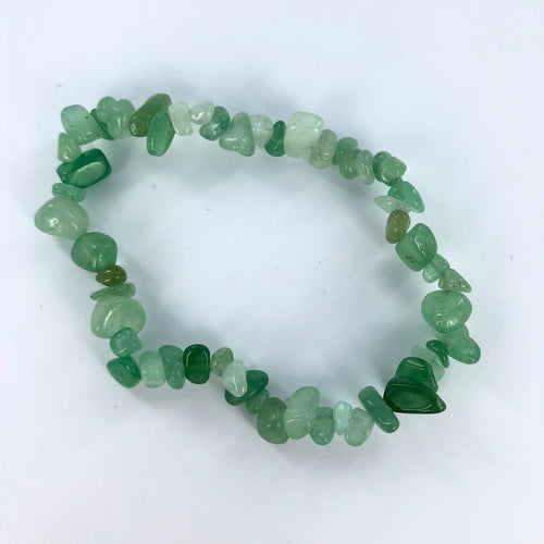 Green Aventurine |Chip Bracelet | Ajna Jewels & Gems | Crystal Shop |Brisbane | Australia