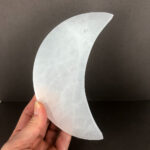 Selenite | Crescent Moon Charging Plate 15cm