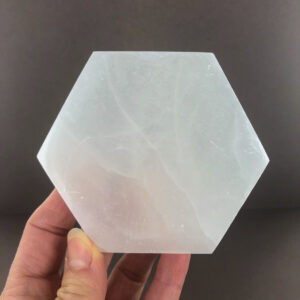Selenite | Charging Plate Hexagonal 10cm